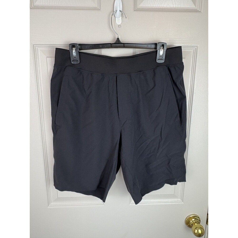 Lululemon Mens Black Shorts Size Large Athletic Workout Shorts 9 Inch Inseam 162